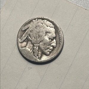 Vintage Buffalo Nickel coin collecting